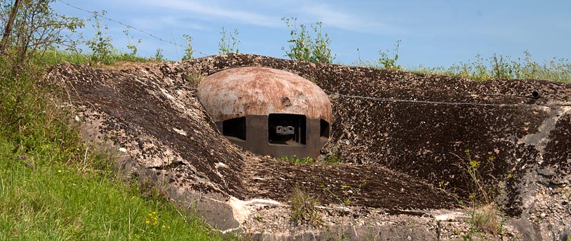 machine gun position, Ouvrage, maginot Line France